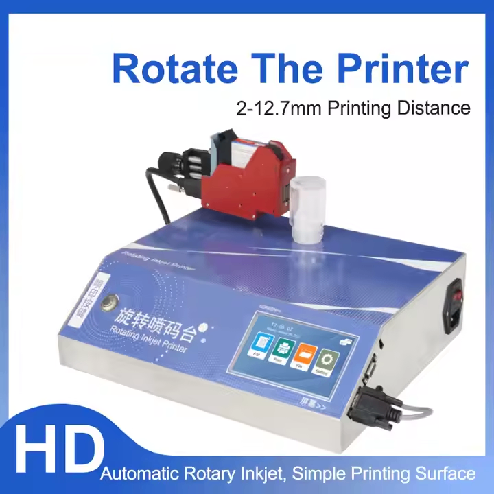 Rotating inkjet printer