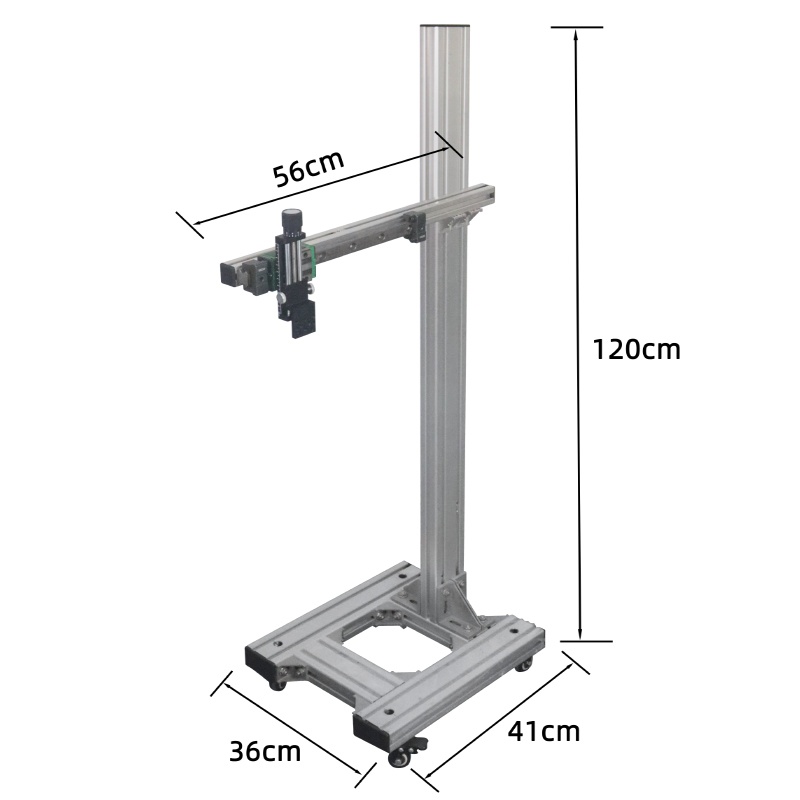 Aluminum profile floor bracket