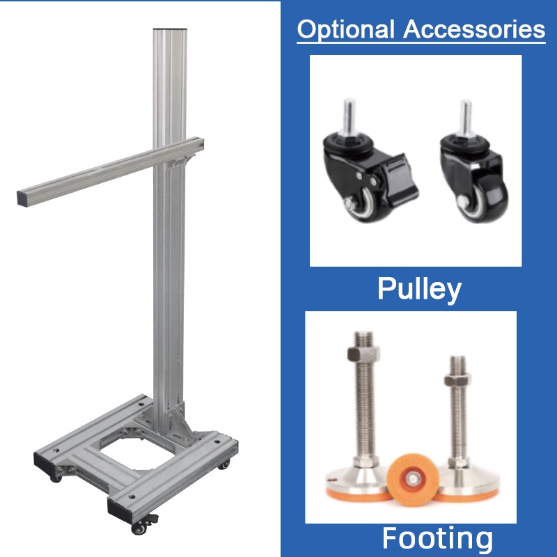 Aluminum profile floor bracket