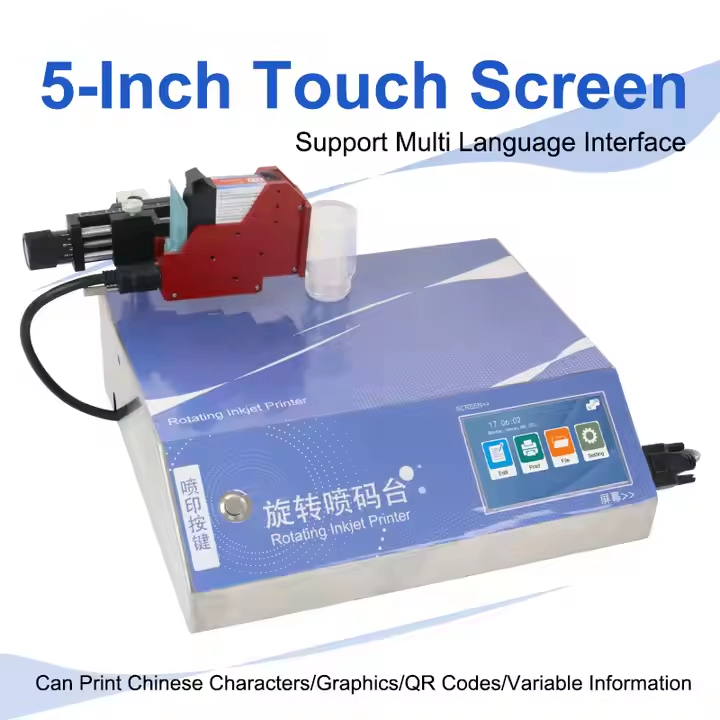 Rotating inkjet printer