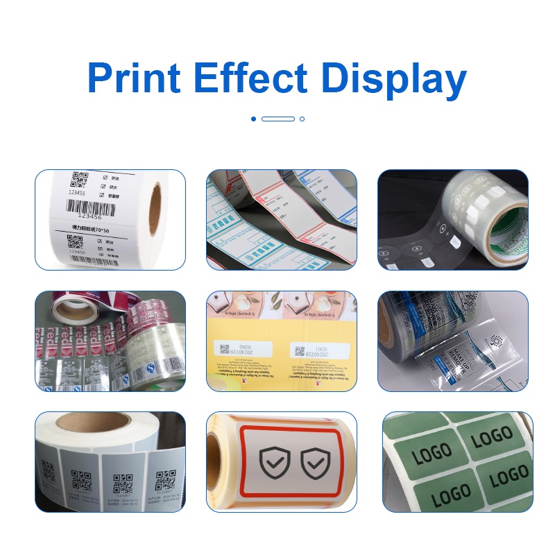 Automatic label spray coding rewinding machine